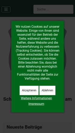 Vorschau der mobilen Webseite bsvkalkar.de, Sportschützen Kalkar