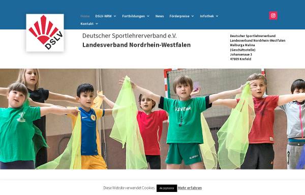Vorschau von www.dslv-nrw.de, Deutscher Sportlehrerverband (DSLV), Landesverband NRW e.V.