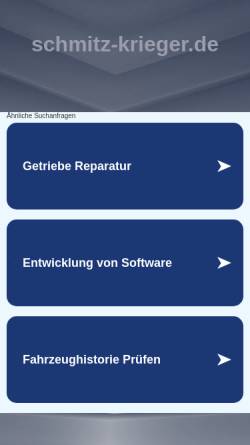 Vorschau der mobilen Webseite www.schmitz-krieger.de, Schmitz+Krieger GmbH