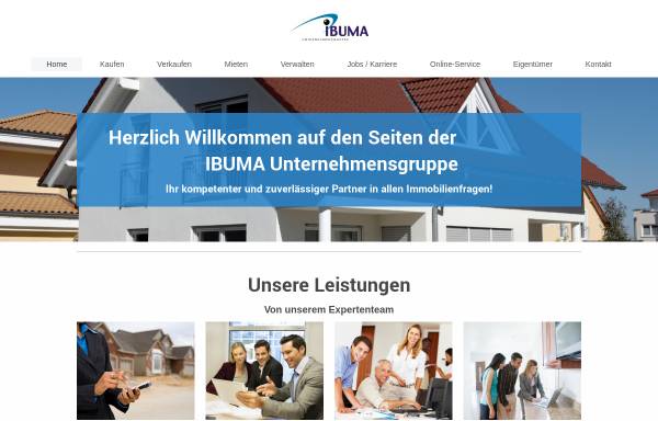 Vorschau von www.ibuma.de, Ibuma Unternehmensgruppe