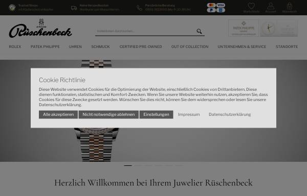 Vorschau von www.rueschenbeck.de, Juwelier Rüschenbeck KG