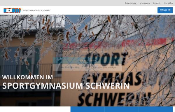 Vorschau von www.sportgymnasium-schwerin.de, Sportgymnasium