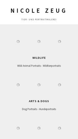 Vorschau der mobilen Webseite www.arts-and-dogs.de, Arts and Dogs