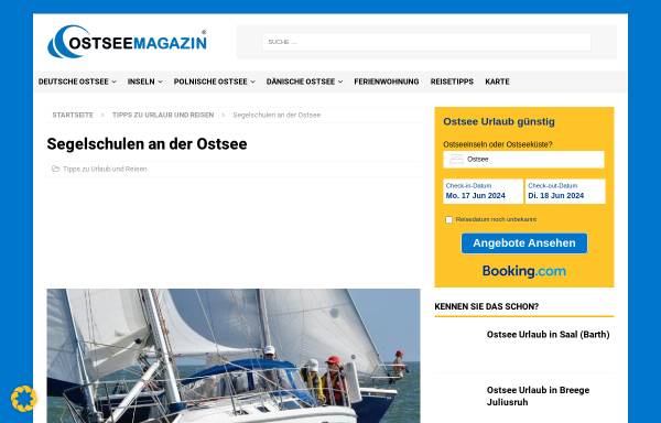 Segeln in Vorpommern: Olympiabewerbung für die Segelwettbewerbe 2012