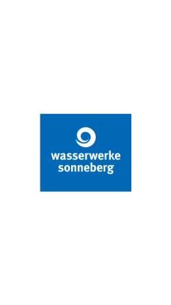 Vorschau der mobilen Webseite www.wasserwerke-sonneberg.de, Wasserwerke Sonneberg