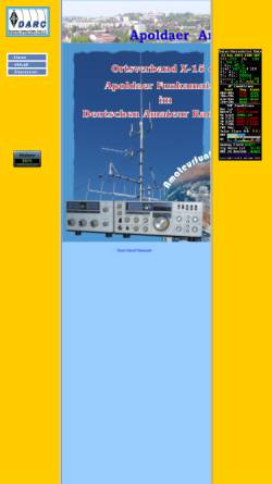 Vorschau der mobilen Webseite x15.ibhermann.de, Ortsverband Apolda - X15