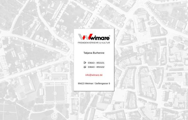 Vorschau von www.wimare.de, Wimare - Büro für Fremdenverkehr und Kultur