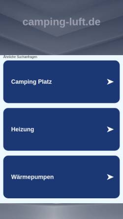 Vorschau der mobilen Webseite www.camping-luft.de, Camping Luft
