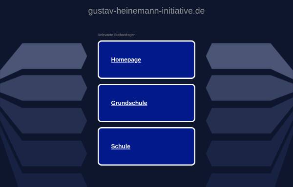 Vorschau von www.gustav-heinemann-initiative.de, Gustav Heinemann-Initiative (GHI)