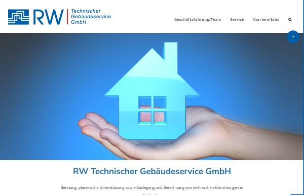 Vorschau von www.rw-gebaeudetechnik.de, RW Technischer Gebäudeservice GmbH