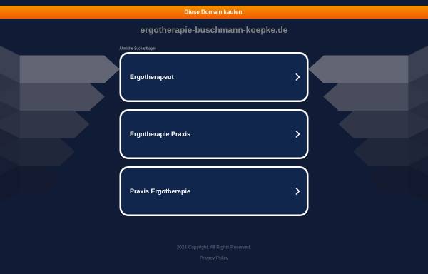 Vorschau von www.ergotherapie-buschmann-koepke.de, Ergotherapie, Buschmann und Köpke