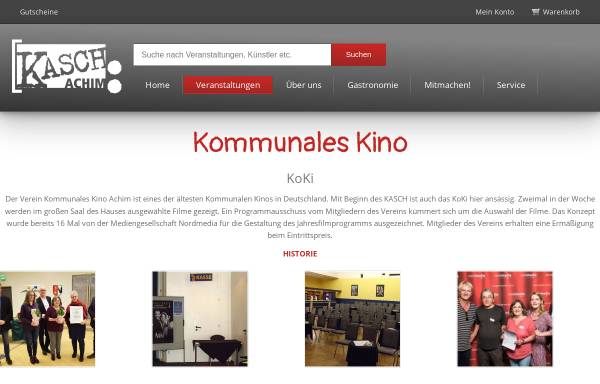 Vorschau von www.koki-achim.de, Kommunales Kino Achim e.V. (Koki)