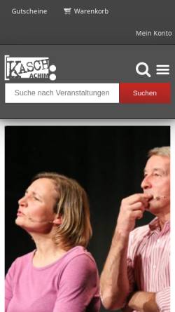 Vorschau der mobilen Webseite www.kasch-achim.de, Kulturhaus Alter Schützenhof
