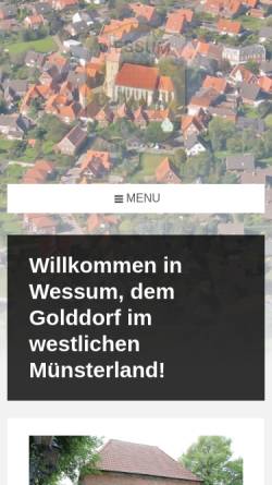 Vorschau der mobilen Webseite www.wessum.de, Wessum.de