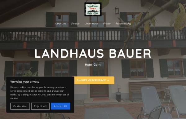 Vorschau von www.landhaus-bauer-aicha.de, Landhaus Bauer