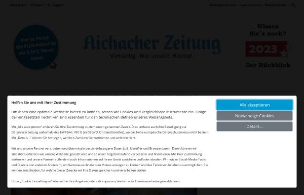 Vorschau von www.aichacher-zeitung.de, Aichacher Zeitung