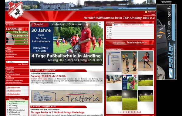 Vorschau von www.tsv-aindling.de, TSV Aindling