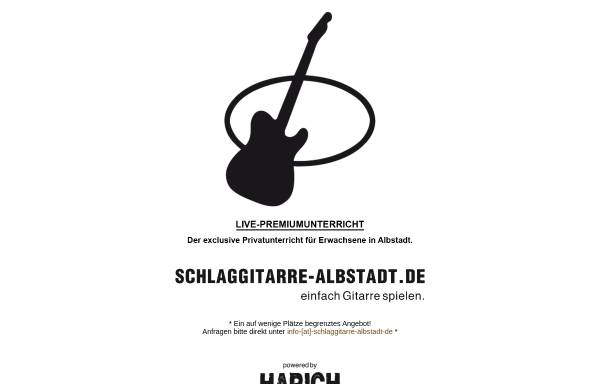 Gitarrenunterricht Michael Harich