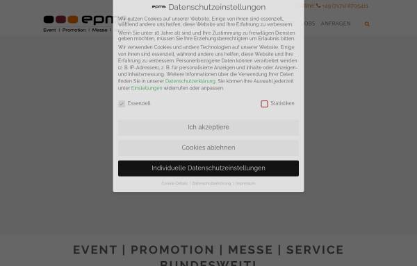 Vorschau von www.epm-service.com, Event-Promotion-Messe-Service