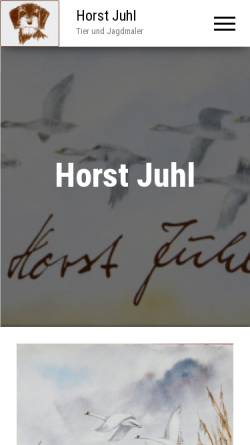 Vorschau der mobilen Webseite www.horst-juhl.de, Juhl, Horst