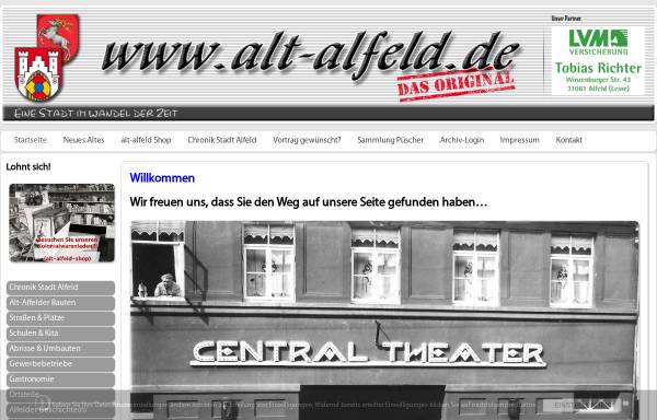 Vorschau von www.alt-alfeld.de, Alt-Alfeld