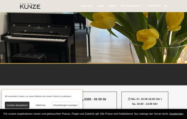 Vorschau von www.piano-haus-kunze.de, Piano-Haus Kunze