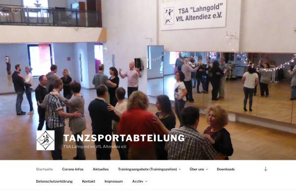 Vorschau von tsa-lahngold.de, Tanzsportabteilung Lahngold im VfL Altendiez