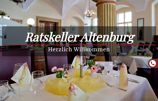 Vorschau von www.ratskeller-altenburg.de, Ratskeller Altenburg