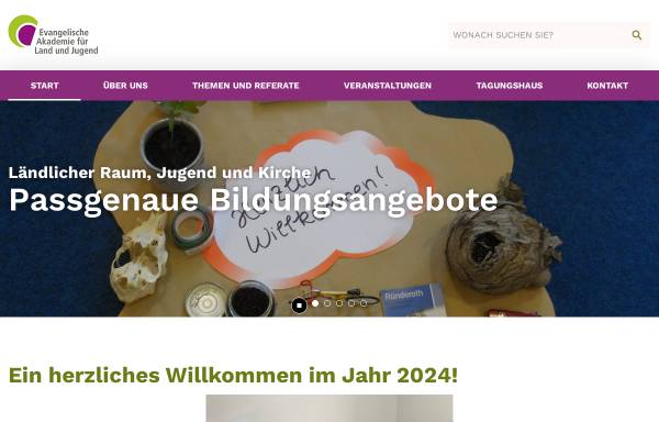 Vorschau von www.lja.de, Evangelische Landjugendakademie Altenkirchen