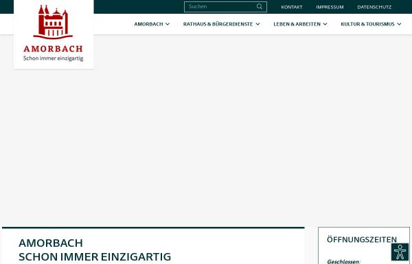 Vorschau von www.amorbach.de, Amorbach