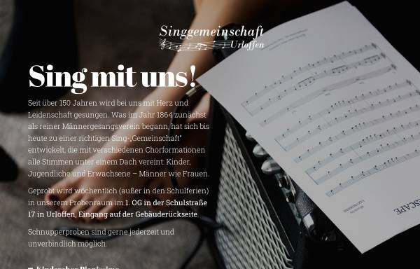 Vorschau von www.singgemeinschaft-urloffen.de, Singgemeinschaft Urloffen