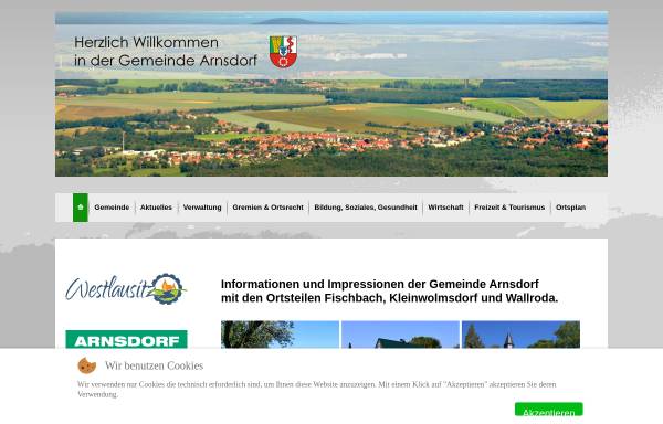 Vorschau von www.gemeinde-arnsdorf.de, Gemeinde Arnsdorf