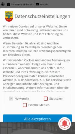 Vorschau der mobilen Webseite www.ascheberg.de, Gemeinde Ascheberg