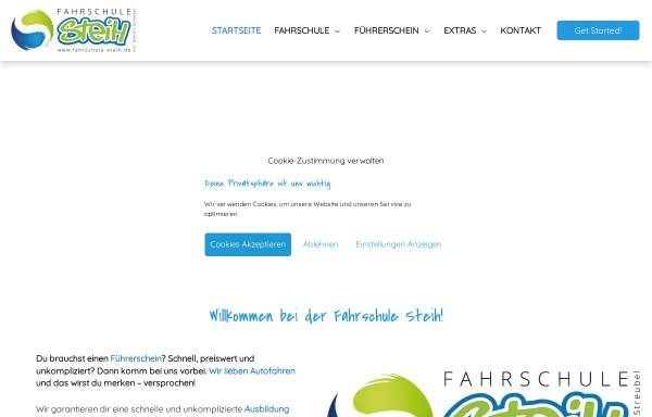 Vorschau von www.fahrschule-steih.de, Fahrschule Steih
