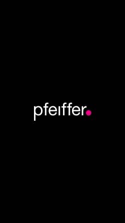 Vorschau der mobilen Webseite www.pfeiffer-germany.de, Pfeiffer & Söhne GmbH