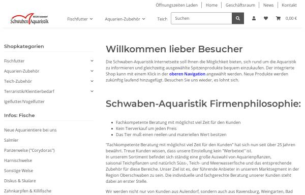 Vorschau von schwabenaquaristik.de, Schwaben Aquaristik