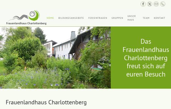 Frauenlandhaus Charlottenberg Kultur- und Begegnungsstätte für Frauen e.V.