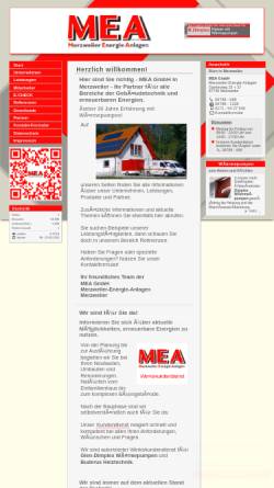Vorschau der mobilen Webseite mea-schneider.de, MEA GmbH Merzweiler-Energie-Anlagen