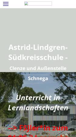 Vorschau der mobilen Webseite www.astrid-lindgren-suedkreisschule.de, Astrid-Lindgren-Grundschule