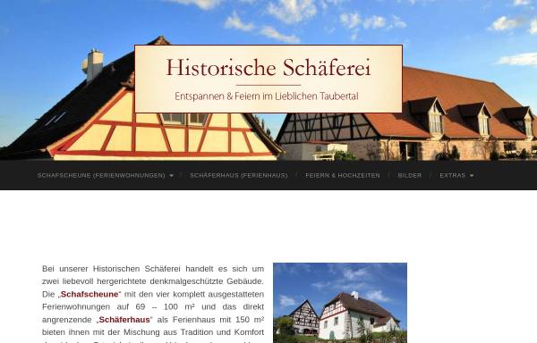 Vorschau von www.historische-schaeferei.de, Historische Schäferei