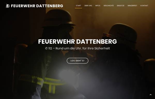 Vorschau von www.ffw-dattenberg.de, Freiwillige Feuerwehr Dattenberg