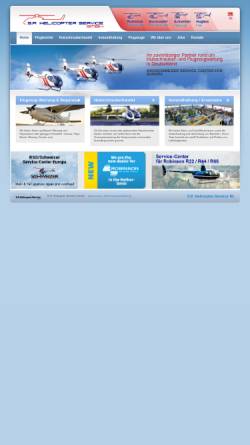 Vorschau der mobilen Webseite helicopter-service.de, S.P. Helicopter-Service GmbH