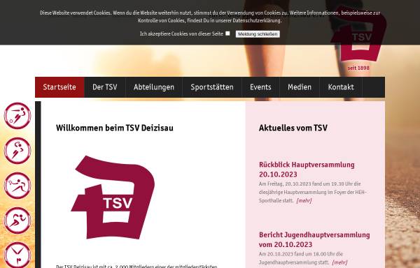 Vorschau von www.tsv-deizisau.de, TSV Deizisau e.V.