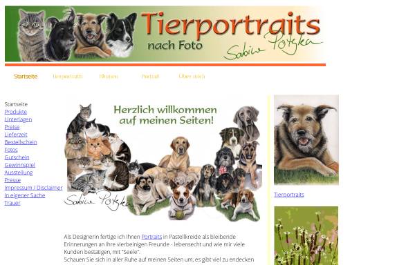 Vorschau von www.bobuch.de, Tierportraits