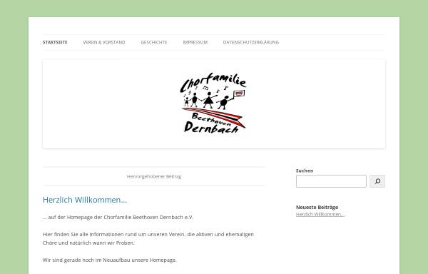 Vorschau von www.chorfamilie-dernbach.de, Chorfamilie Beethoven Dernbach