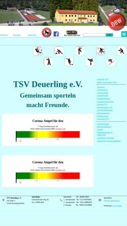 Vorschau der mobilen Webseite www.tsv-deuerling.de, Turn- und Sportverein