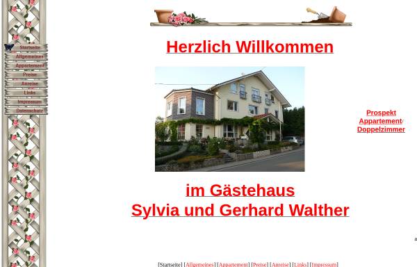 Vorschau von gaestehaus-walther-dexheim.de, Gästehaus Sylvia und Gerhard Walther
