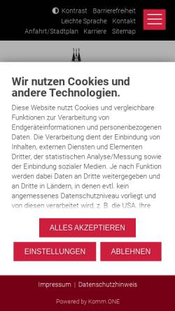 Vorschau der mobilen Webseite www.dietenheim.de, Dietenheim