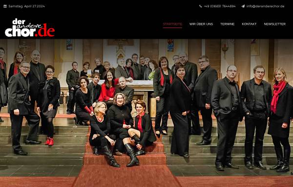 Vorschau von www.deranderechor.de, Der andere Chor