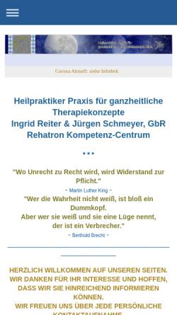 Vorschau der mobilen Webseite www.heilpraktiker-dillingen-saar.de, Reiter, Ingrid und Jürgen Schmeyer Heilpraktiker